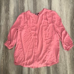 NYDJ not your daughters jeans the perfect blouse top 3/4 sleeve size medium